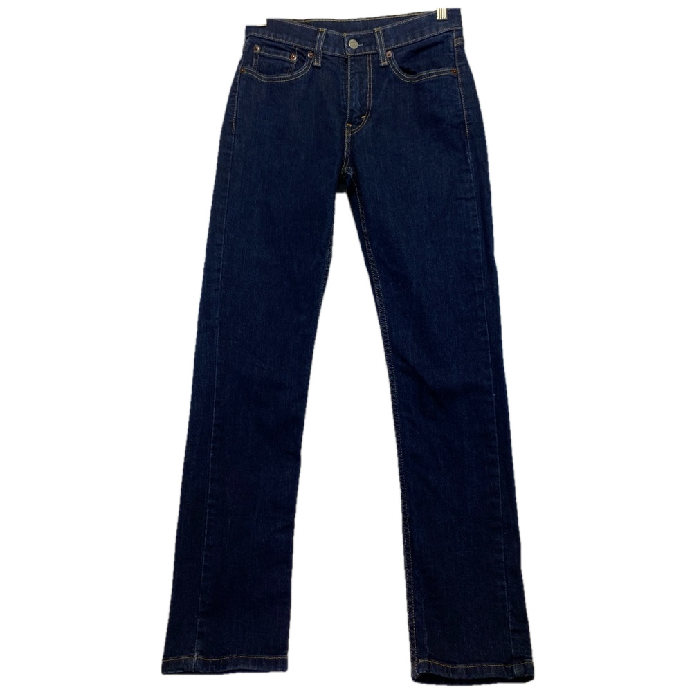Womens Levi’s 519 Medium Dark Blue Slim Skinny Fit Denim Jeans Size 26”W32”L
